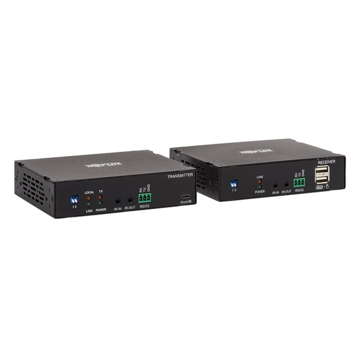 Tripp Lite B127F-1A1-Mm-Hh Hdmi Over Fiber Extender Kit, Transmitter/Receiver, 4K 60 Hz, 4:4:4, Rs-232, Ir, Multimode Lc, 985 Ft. (300 M), Taa