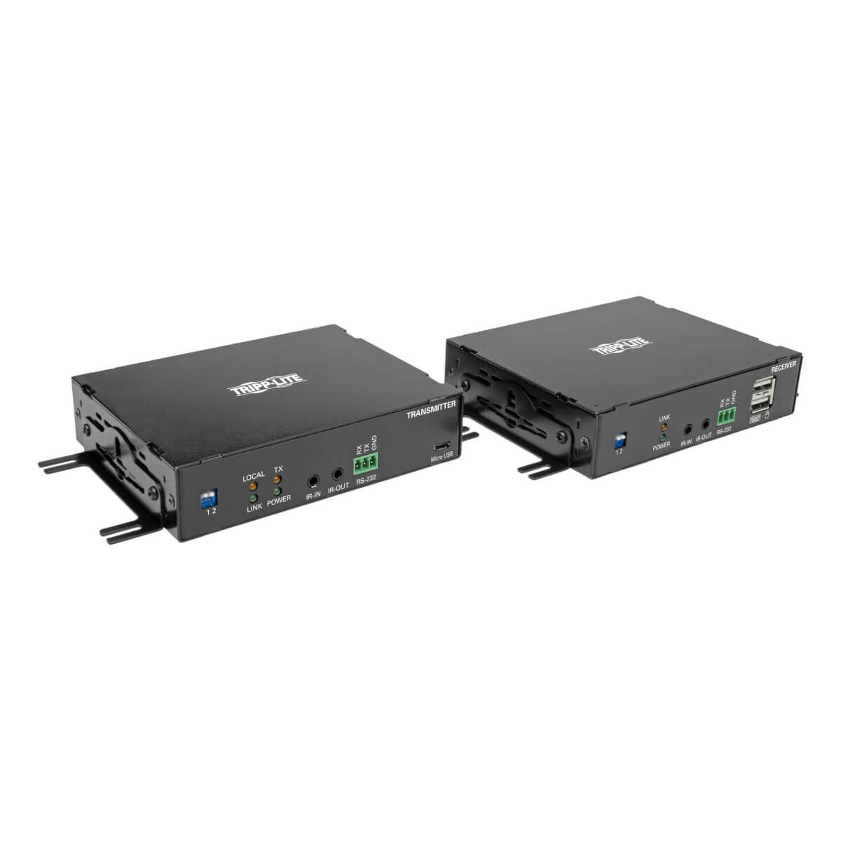 Tripp Lite B127F-1A1-Sm-Dd Displayport Over Fiber Extender Kit, Transmitter/Receiver, 4K, 4:4:4, Singlemode Lc, Up To 6.2 Mi., Taa