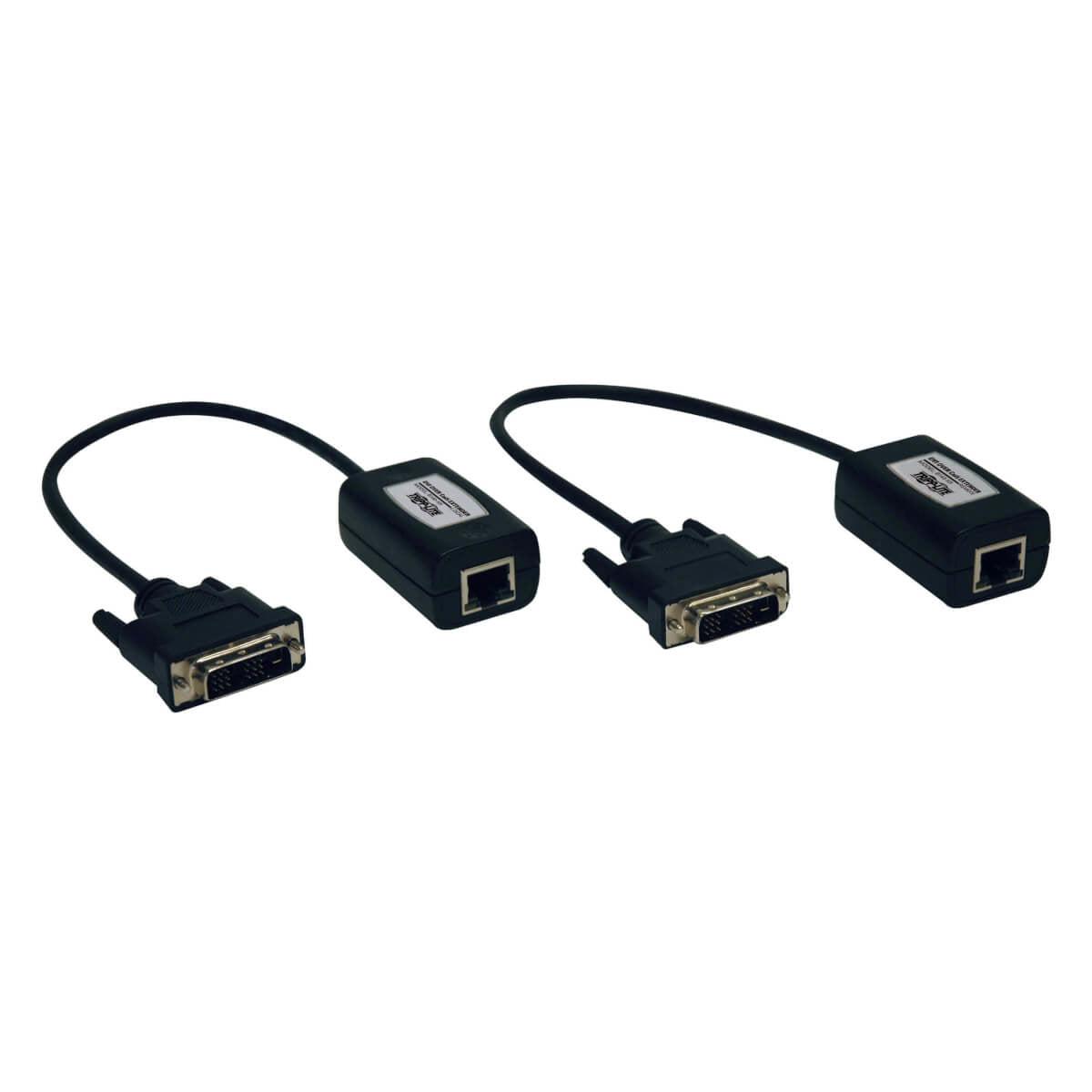 Tripp Lite B140-101 Dvi Over Cat5/6 Passive Extender Kit, Box-Style Transmitter/Receiver For Video, Up To 100 Ft. (30 M), Taa