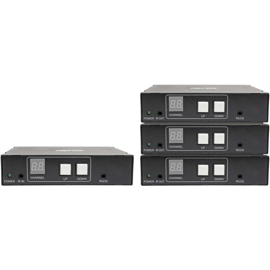 Tripp Lite B160-103-Hdsi 3 Port Hdmi Over Cat5/6 Switch/Extender Kit, 1080P 60 Hz, Serial And Ir Control, 656 Ft. (200 M), Taa