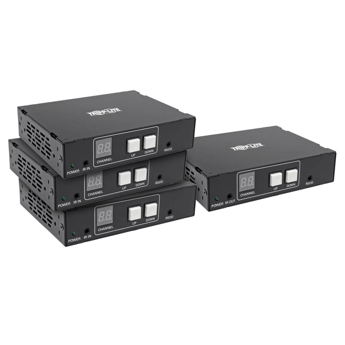 Tripp Lite B160-301-Hdsi 3 Port Hdmi Over Cat5/6 Splitter/Extender Kit - 1080P 60 Hz, Rs-232, Ir Control, 656 Ft. (200 M), Taa