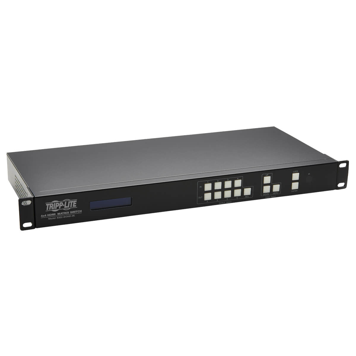Tripp Lite B302-4Hx4H-4K 4X4 Hdmi Matrix Switch/Splitter With Audio Extractor, Remote Access And Multi-Resolution Support, 4K 60 Hz, Hdr