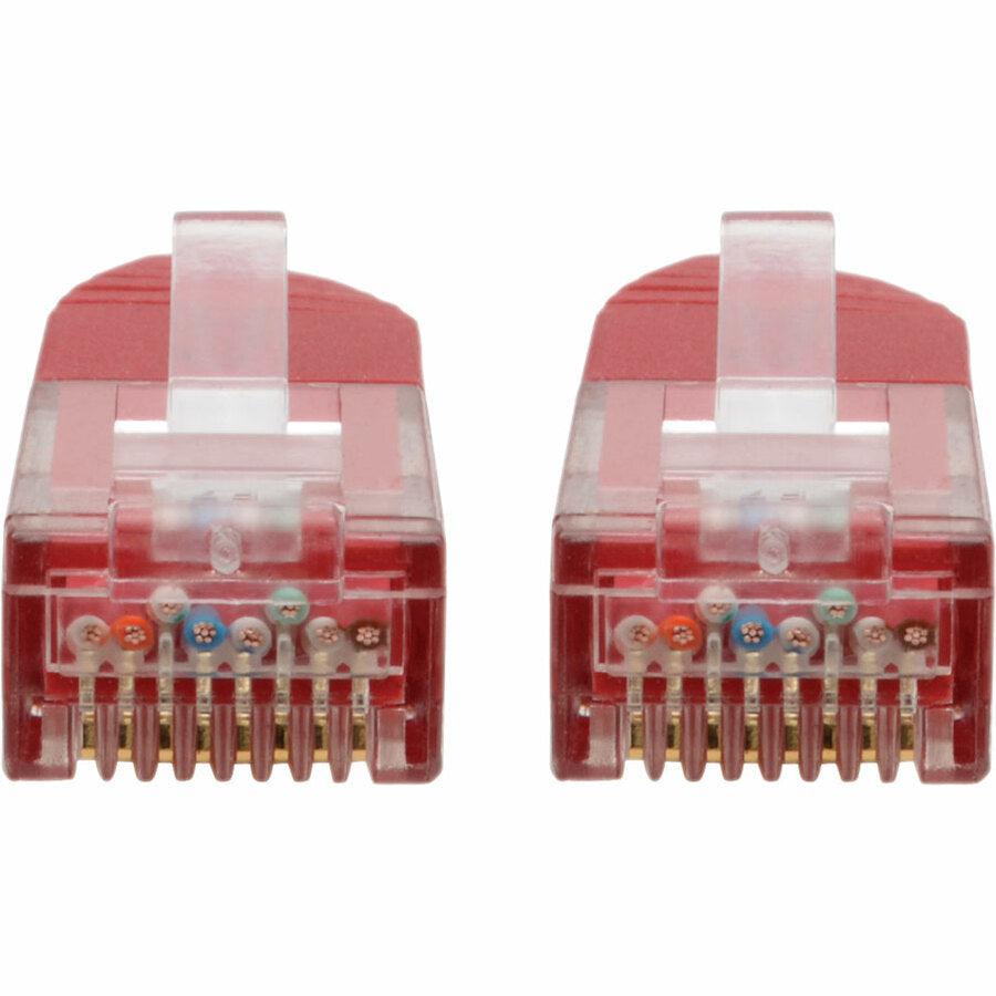 Tripp Lite Cat5 / Cat5E / Cat6 Gigabit Molded Utp Ethernet Patch Cable, 24 Awg, 550 Mhz/1 Gbps (Rj45 M/M), Red, 15.24 M