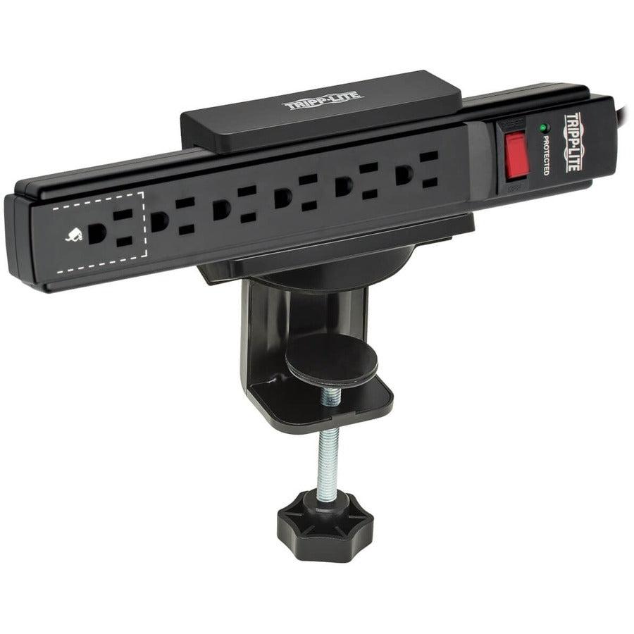 Tripp Lite Clamp-On Power Strip Holder, Black