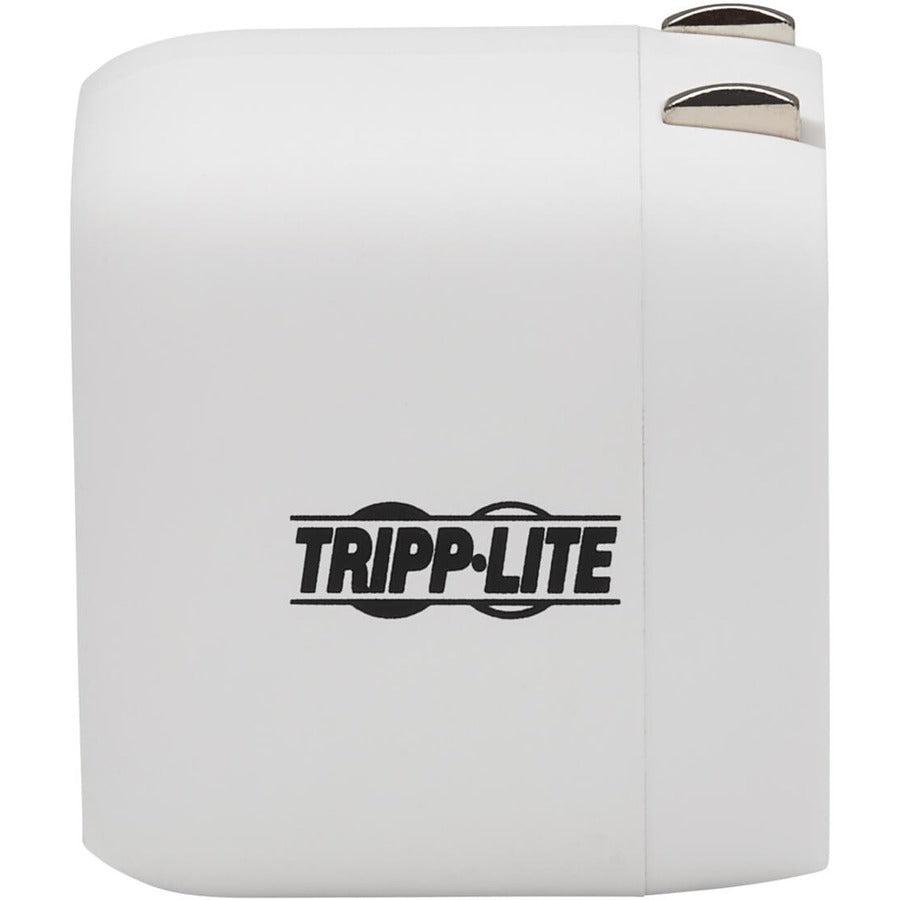 Tripp Lite Compact 1-Port Usb-C Wall Charger - Gan Technology, 20W Pd3.0 Charging, White