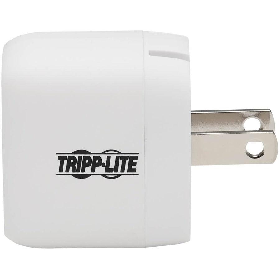 Tripp Lite Compact 1-Port Usb-C Wall Charger - Gan Technology, 20W Pd3.0 Charging, White