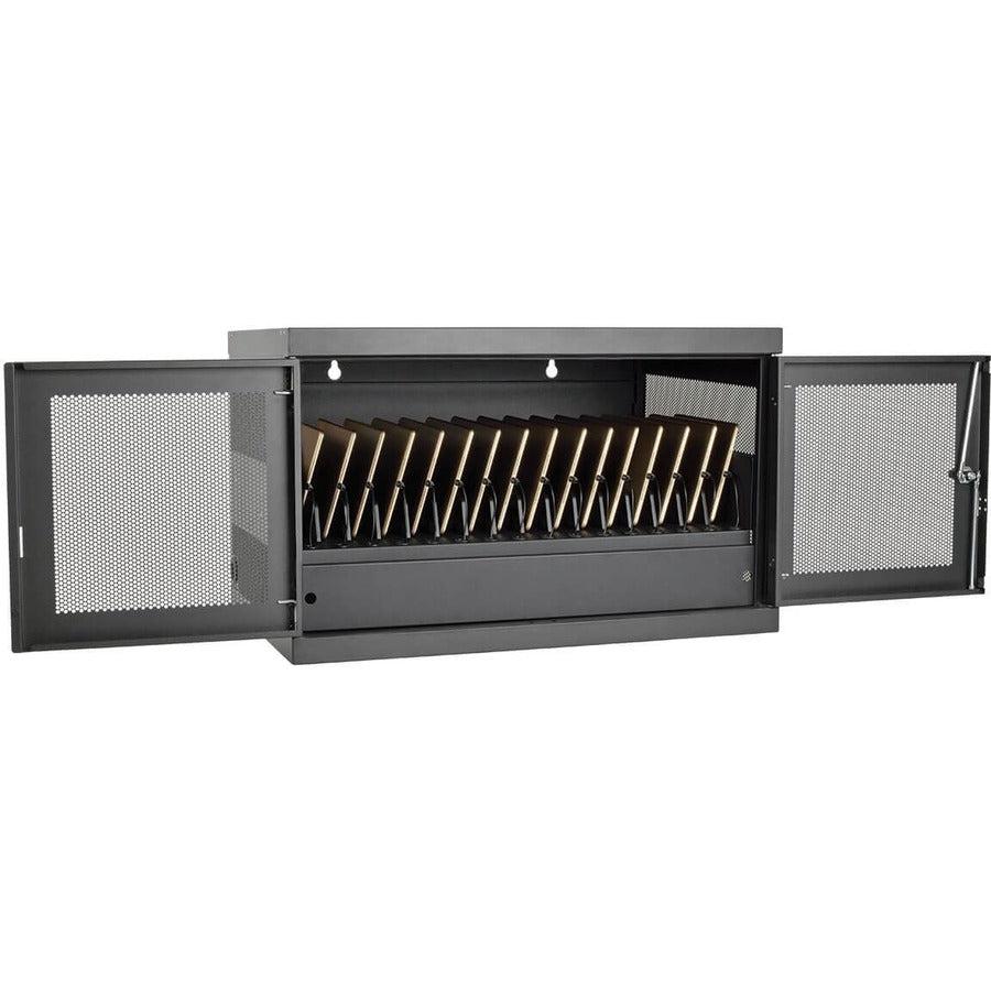 Tripp Lite Csc16Usb Portable Device Management Cart/Cabinet Portable Device Management Cabinet Black