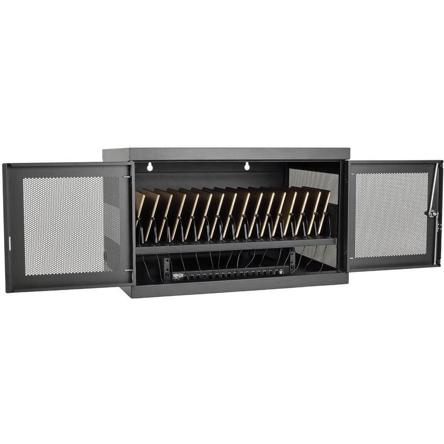 Tripp Lite Csc16Usb Portable Device Management Cart/Cabinet Portable Device Management Cabinet Black