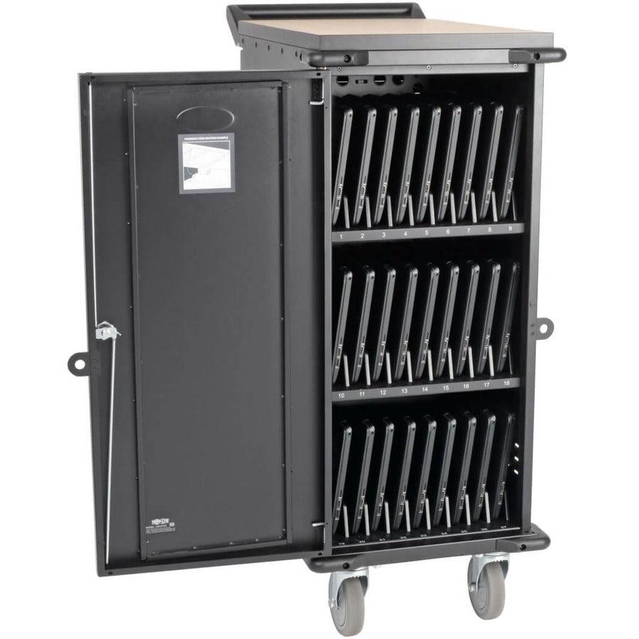 Tripp Lite Csc27Ac Portable Device Management Cart/Cabinet Black