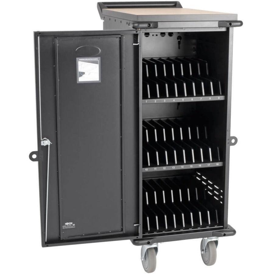 Tripp Lite Csc27Ac Portable Device Management Cart/Cabinet Black