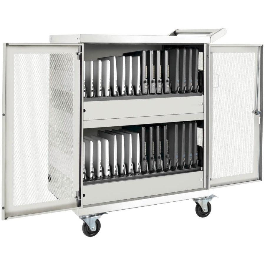 Tripp Lite Csc32Acw Portable Device Management Cart/Cabinet White