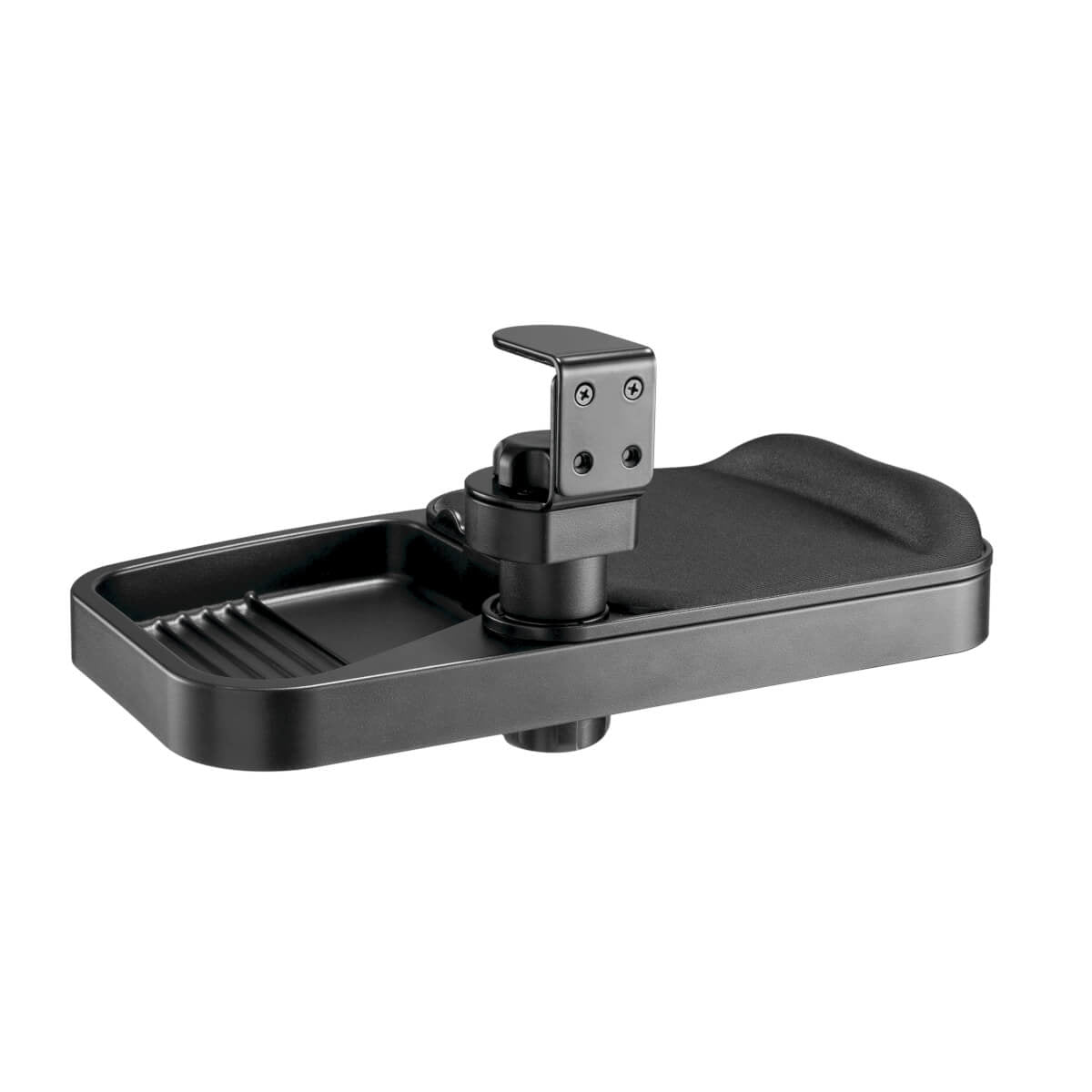 Tripp Lite Dmudsc Under-Desk Clamp-On Storage Tray With Built-In Mouse Pad And Wrist Rest