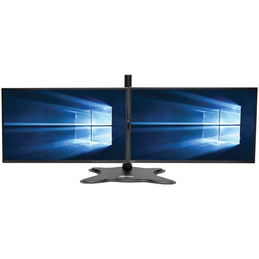 Tripp Lite Ddr1327Sdd Dual-Monitor Desktop Mount Stand For 13" To 27" Flat-Screen Displays