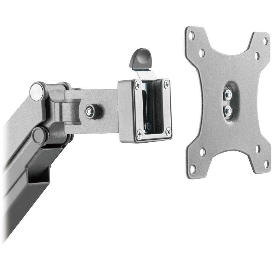 Tripp Lite Ddr1732Sal Single-Display Flex-Arm Desktop Clamp For 13” To 34” Displays - Usb And Audio Ports, Aluminum