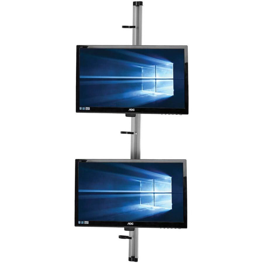 Tripp Lite Dmr1024X2 Dual Flat-Panel Rail Wall Mount For 10” To 24” Tvs And Monitors