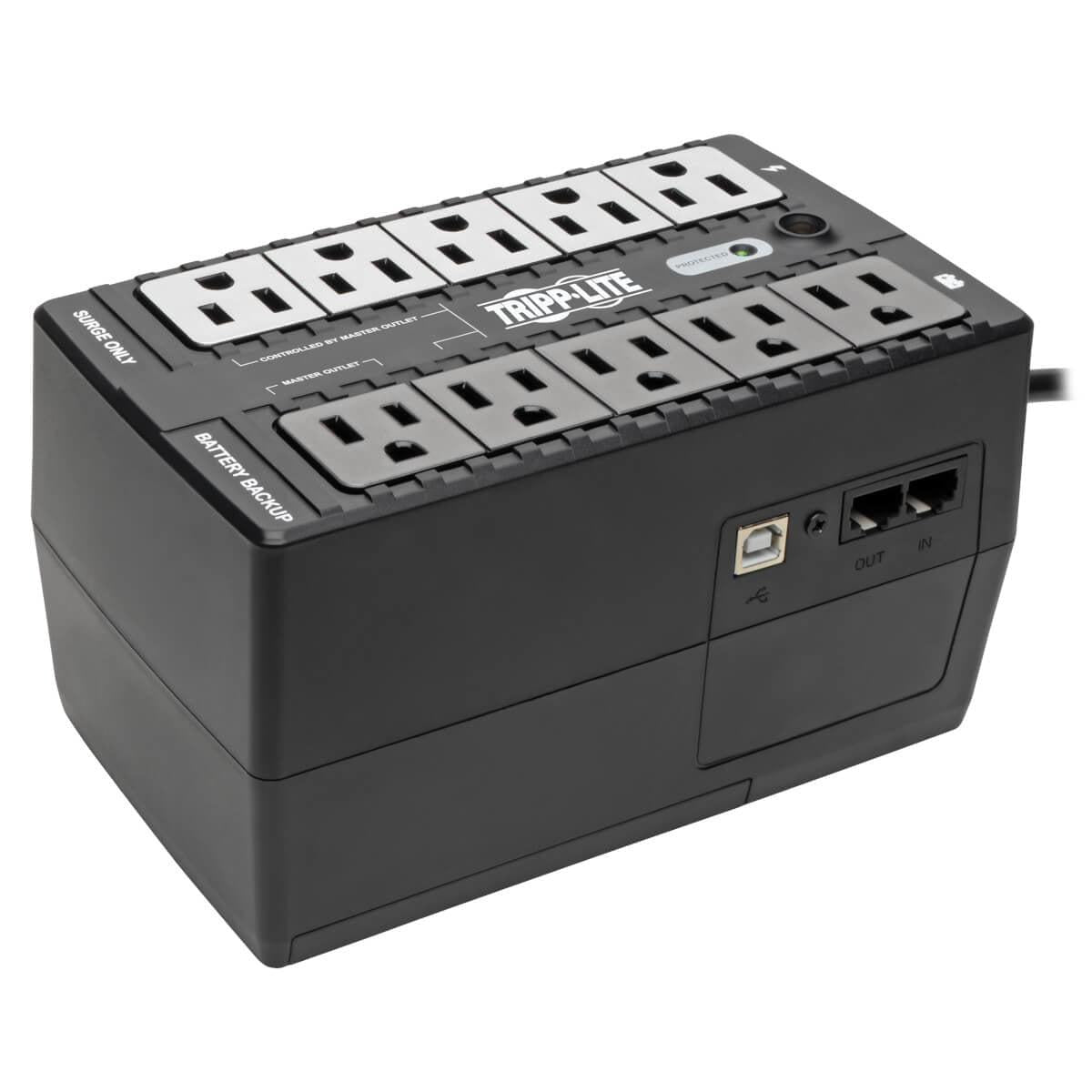 Tripp Lite Eco650Upsm Uninterruptible Power Supply (Ups) Standby (Offline) 0.65 Kva 325 W 10 Ac Outlet(S)