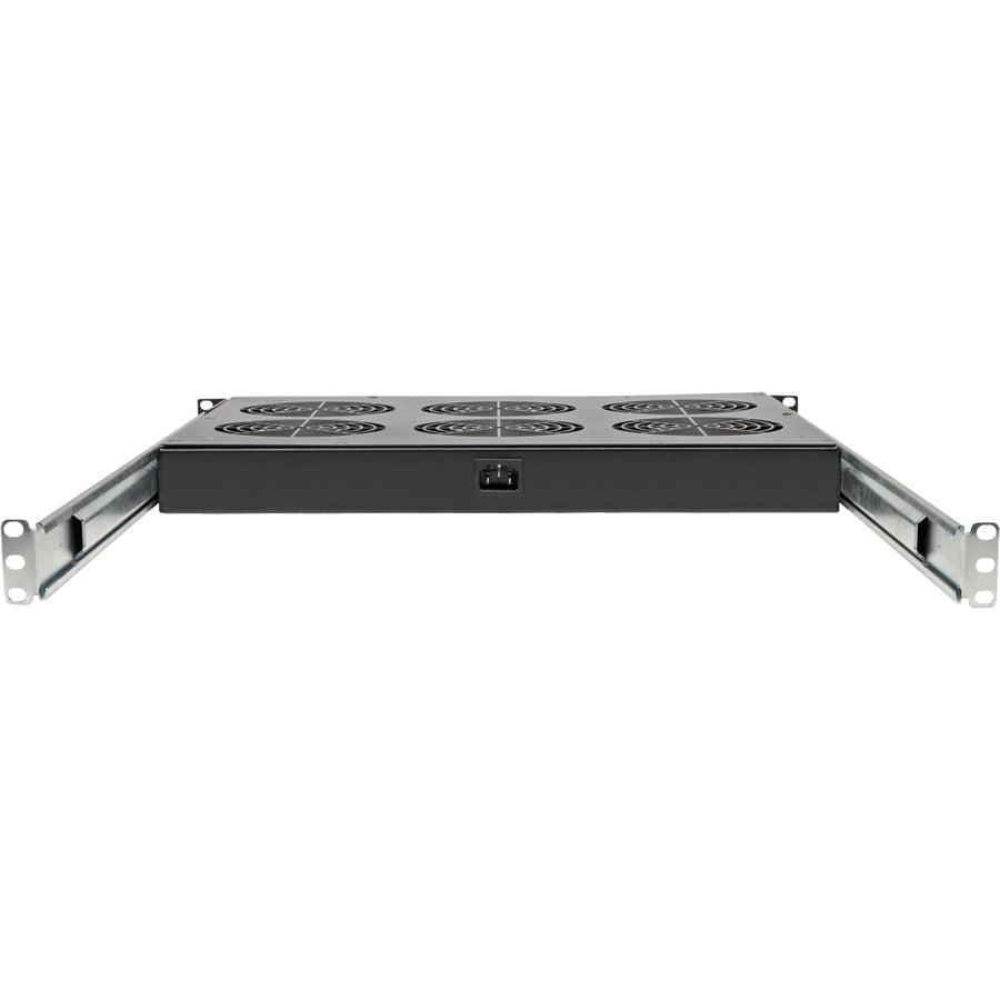 Tripp Lite Fan Tray For 19 In. Racks - 1U, 6 120V High-Performance Fans, 576 Cfm, C14 Inlet