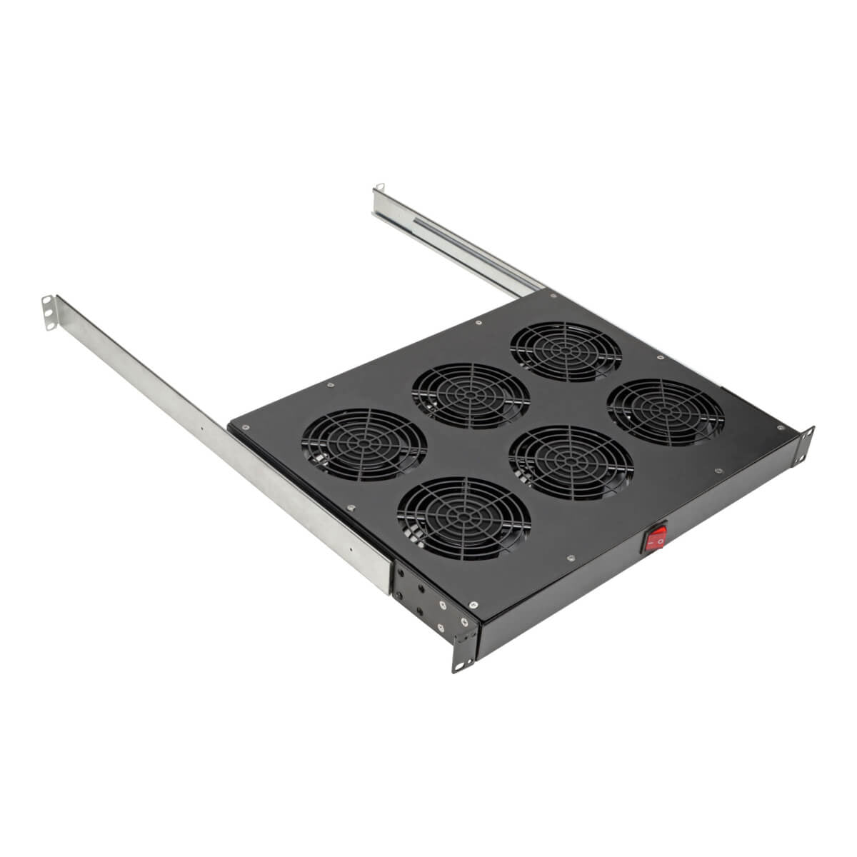 Tripp Lite Fan Tray For 19 In. Racks - 1U, 6 120V High-Performance Fans, 576 Cfm, C14 Inlet