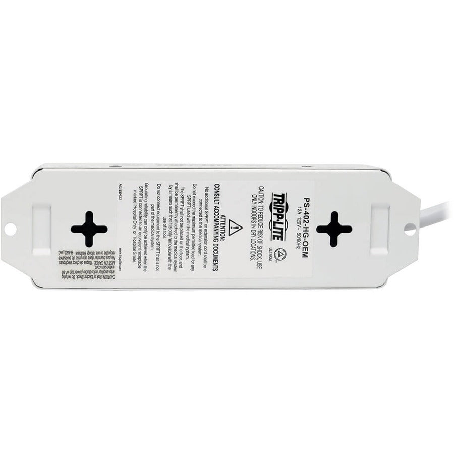 Tripp Lite For Patient-Care Vicinity – Ul 1363A Medical-Grade Power Strip With 4 15A Hospital-Grade Outlets, 15 Ft. Cord