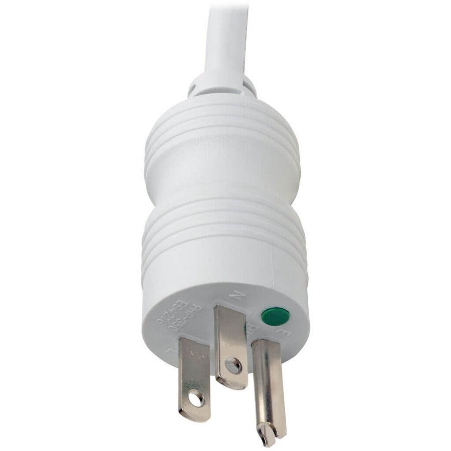 Tripp Lite For Patient-Care Vicinity  Ul 60601-1 Medical-Grade Ps; 4 15A Hospital-Grade Outlets, Safety Covers, 15 Ft. Cord