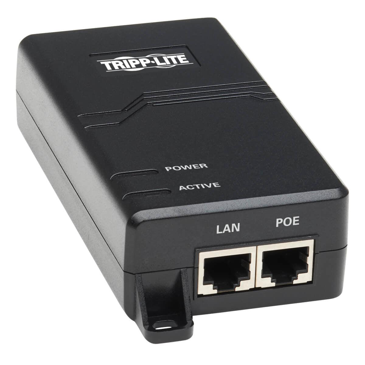 Tripp Lite Gigabit Poe+ Midspan Active Injector - Ieee 802.3At/802.3Af, 30W, 1 Port