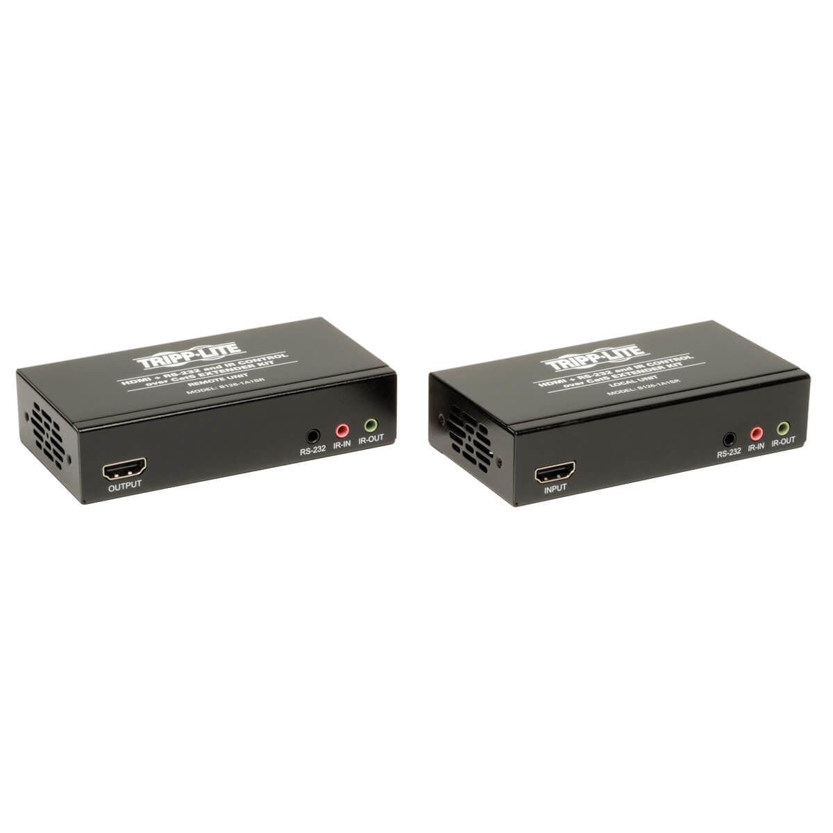 Tripp Lite Hdmi Over Cat5 / Cat6 Extender Kit W/ Serial And Ir Control, Transmitter And Receiver, 4K X 2K, 1080P @ 60 Hz, Up To 99.97 M (328-Ft.)