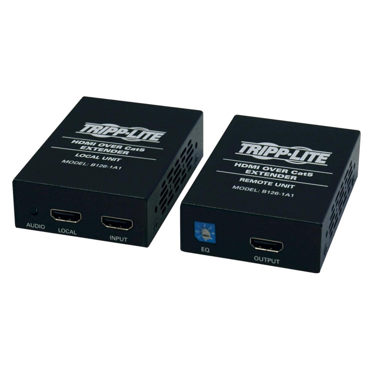 Tripp Lite Hdmi Over Cat5/6 Active Extender Kit, Box-Style Transmitter & Receiver For Video And Audio, 1080P @ 60 Hz, Up To 61 M (200-Ft.)