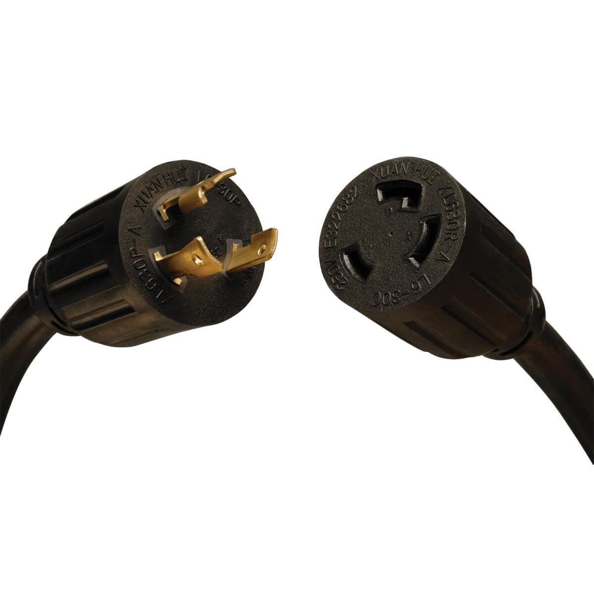 Tripp Lite Heavy-Duty Power Extension Cord, 30A, 10Awg (Nema L6-30P To Nema L6-30R), 8-Ft.