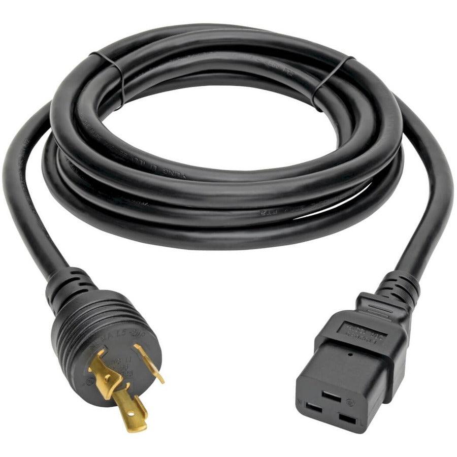 Tripp Lite Heavy-Duty Power Extension Cord Lead Cable For Servers, 20A, 12Awg (Iec-320-C19 To Nema L5-20P), 3.05 M