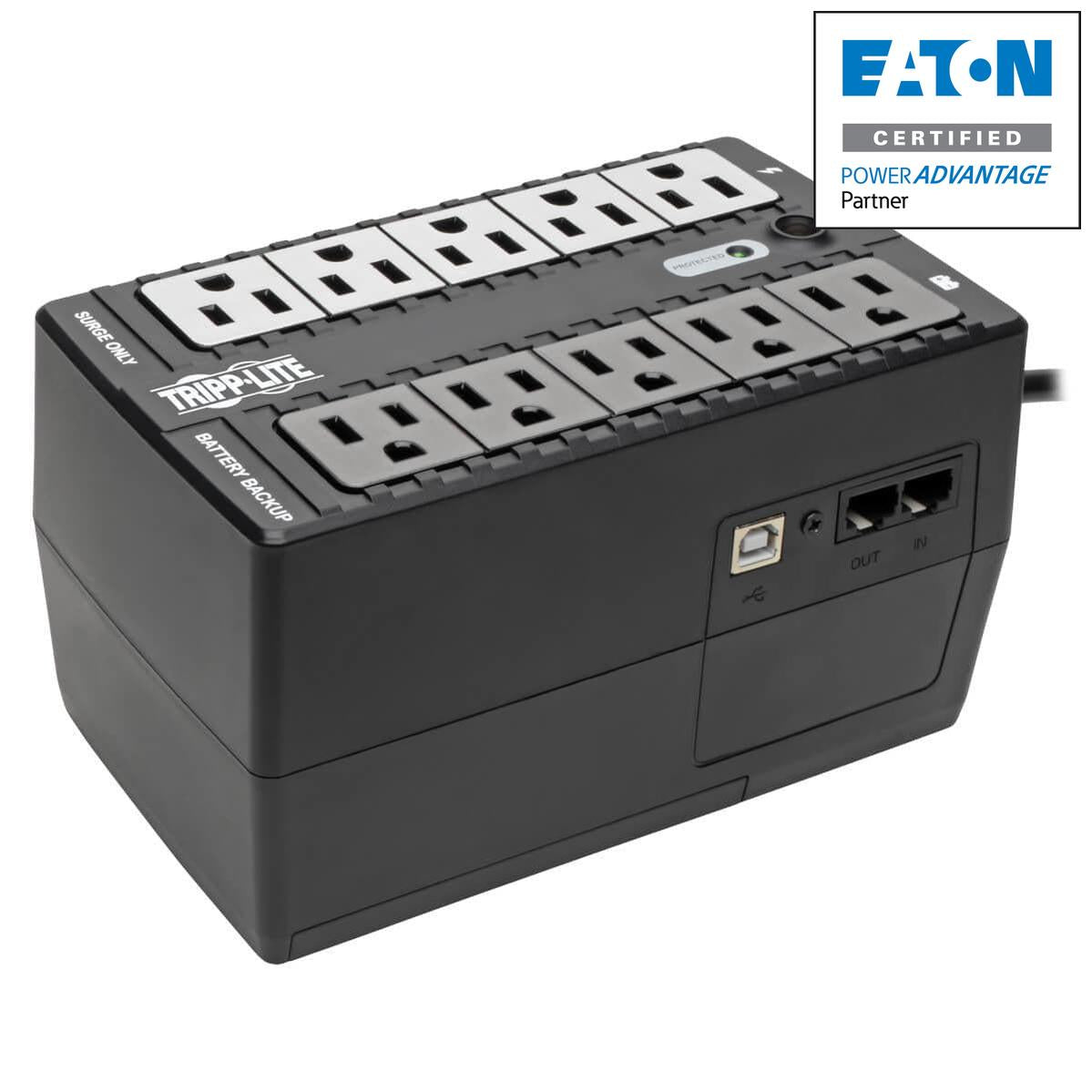 Tripp Lite Internet600U Uninterruptible Power Supply (Ups) Standby (Offline) 0.6 Kva 300 W 10 Ac Outlet(S)