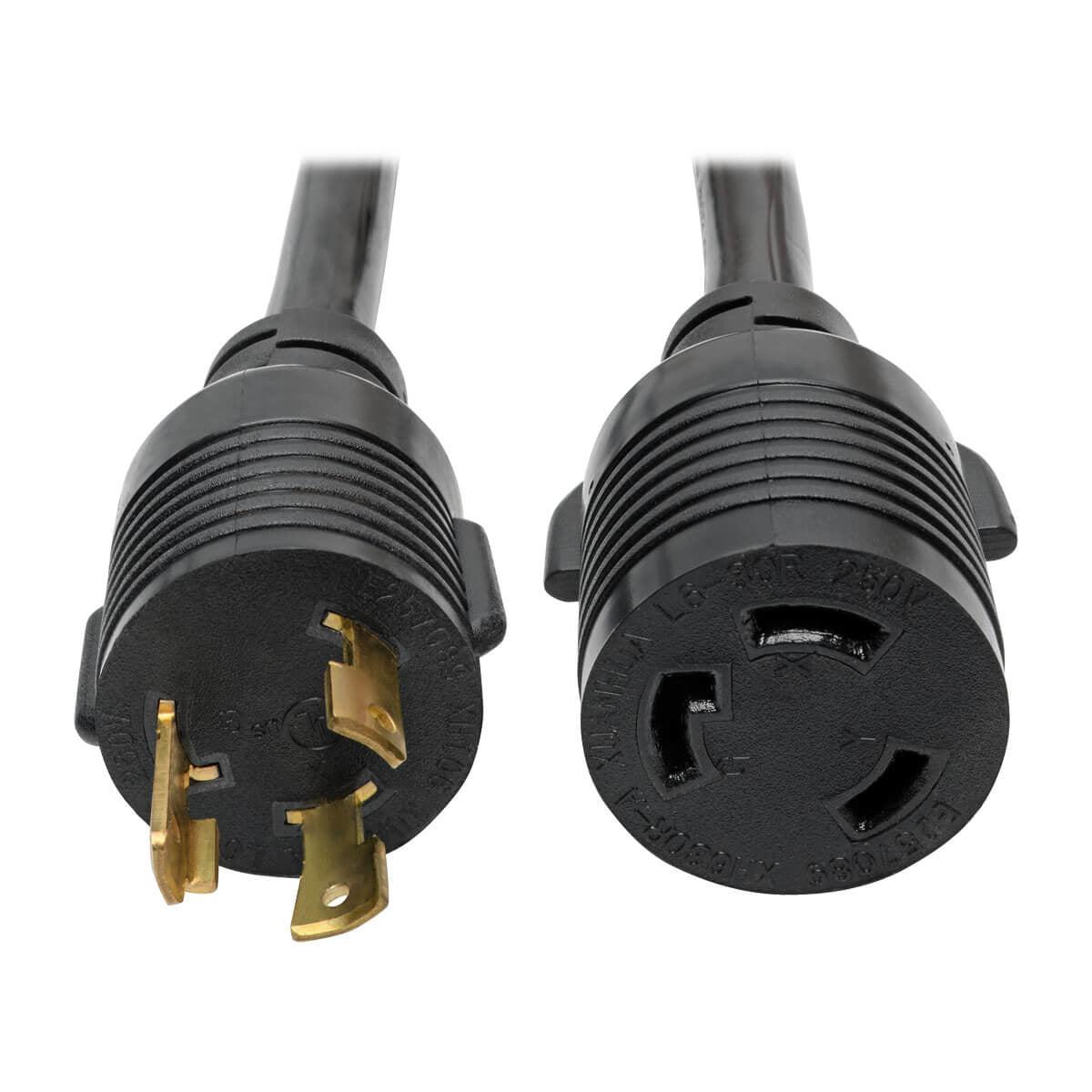 Tripp Lite L6-30P To L6-30R Heavy-Duty Extension Cord - 30A, 250V, 10 Awg, Black, 4.27 M