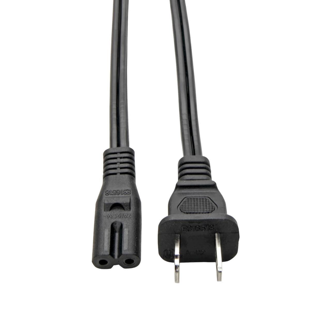 Tripp Lite Laptop / Notebook Power Cord Lead Cable, 10A (Nema 1-15P To Iec-320-C7), 1.83 M (6-Ft.)