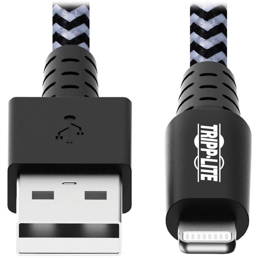 Tripp Lite M100-006-Hd Heavy-Duty Usb-A To Lightning Sync/Charge Cable, Mfi Certified - M/M, Usb 2.0, 6 Ft. (1.83 M)