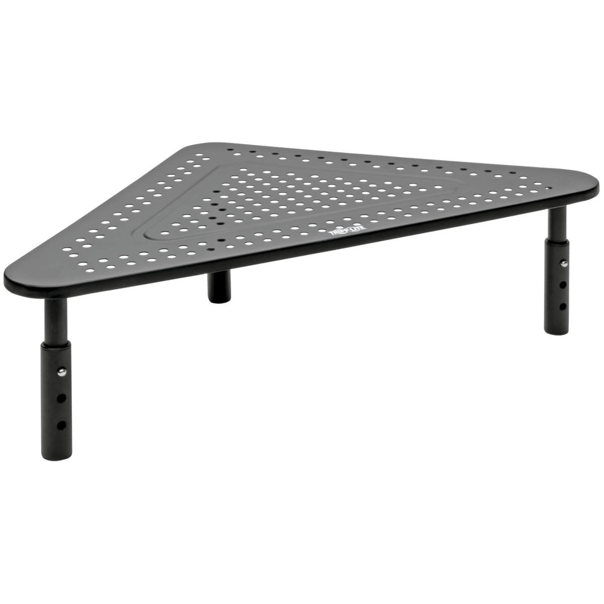 Tripp Lite Mr1220M Monitor Riser For Desk, 12 X 20 In. - Height Adjustable, Corner, Metal, Black