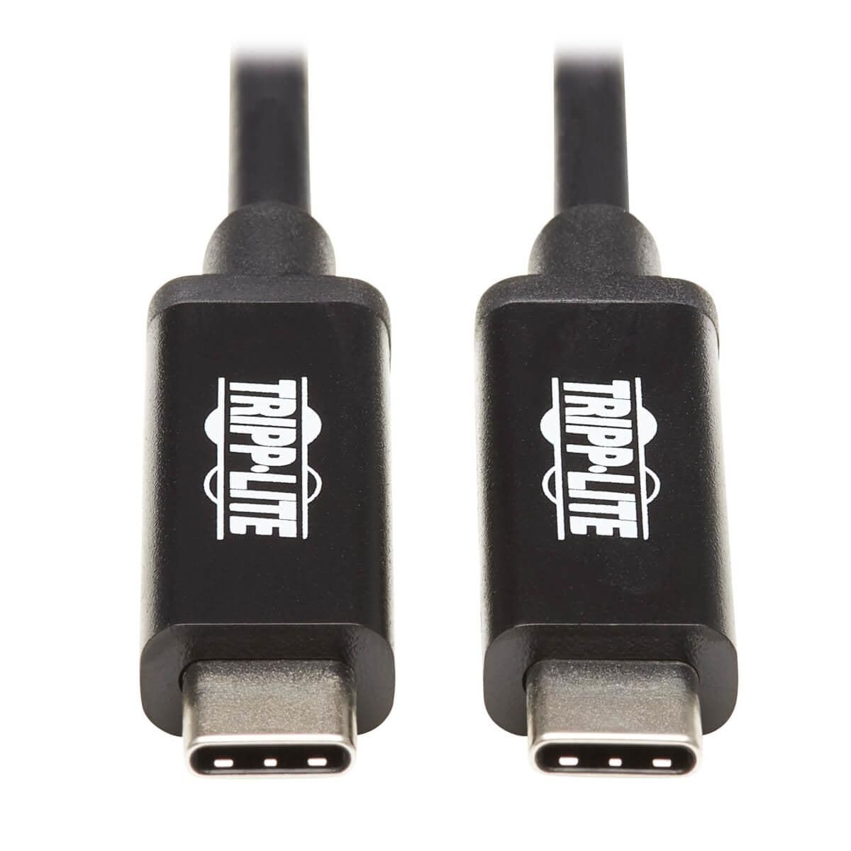 Tripp Lite Mtb3-01M-5A-Ab Thunderbolt 3 Active Cable (M/M) - 40 Gbps, 5A 100W Power Delivery, 4K/60 Hz, 1M (3.28 Ft.), Black