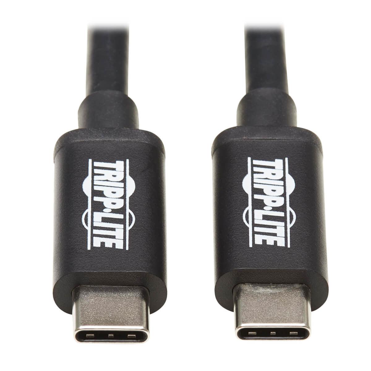 Tripp Lite Mtb3-01M5-5A-B Thunderbolt 3 Passive Cable (M/M) - 20 Gbps, 5A 100W Power Delivery, 4K/60 Hz, 1.5 M (5 Ft.), Black
