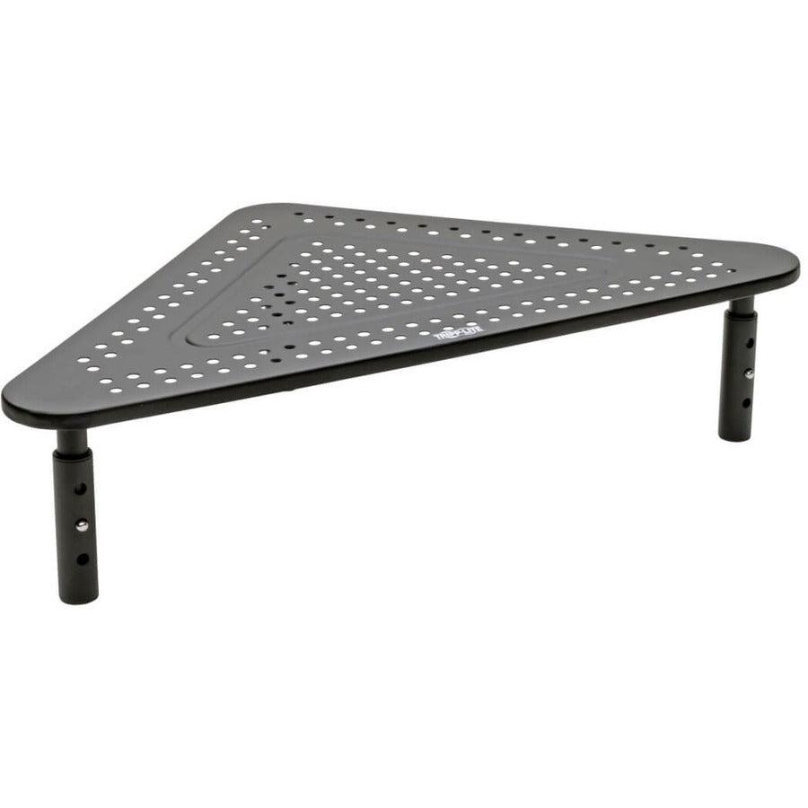 Tripp Lite Mr1220M Monitor Riser For Desk, 12 X 20 In. - Height Adjustable, Corner, Metal, Black
