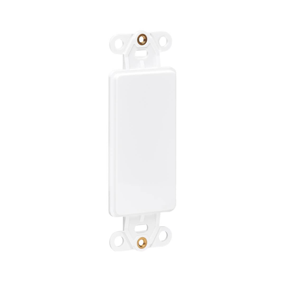 Tripp Lite N042D-100V-Wh Center Plate Insert, Decora Style - Vertical, Blank