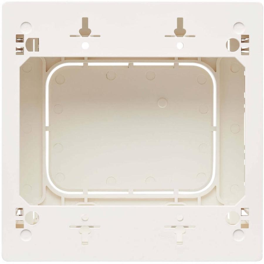 Tripp Lite N080-Smb2-Wh Double-Gang Surface-Mount Back Box, White, Taa