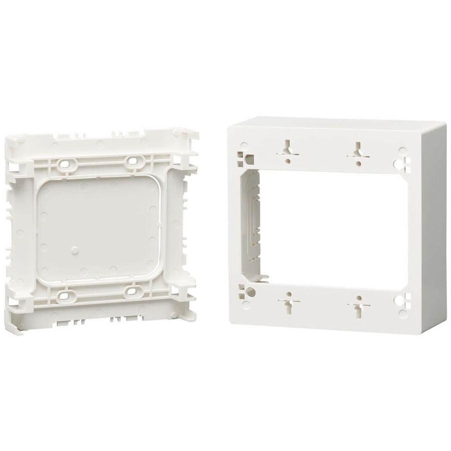 Tripp Lite N080-Smb2-Wh Double-Gang Surface-Mount Back Box, White, Taa