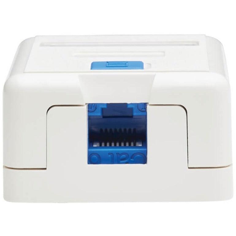 Tripp Lite N082-001-Wh Surface-Mount Box For Keystone Jack - 1 Port, White