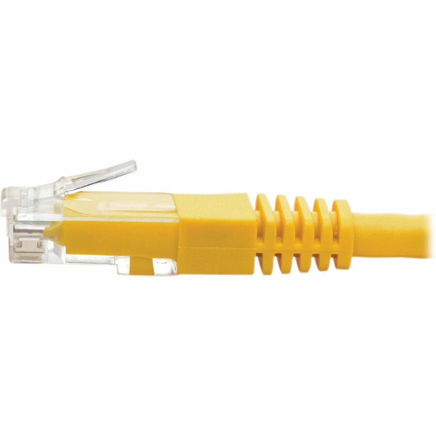 Tripp Lite N200-035-Yw Cat6 Gigabit Molded (Utp) Ethernet Cable (Rj45 M/M), Yellow, 35 Ft. (10.67 M)