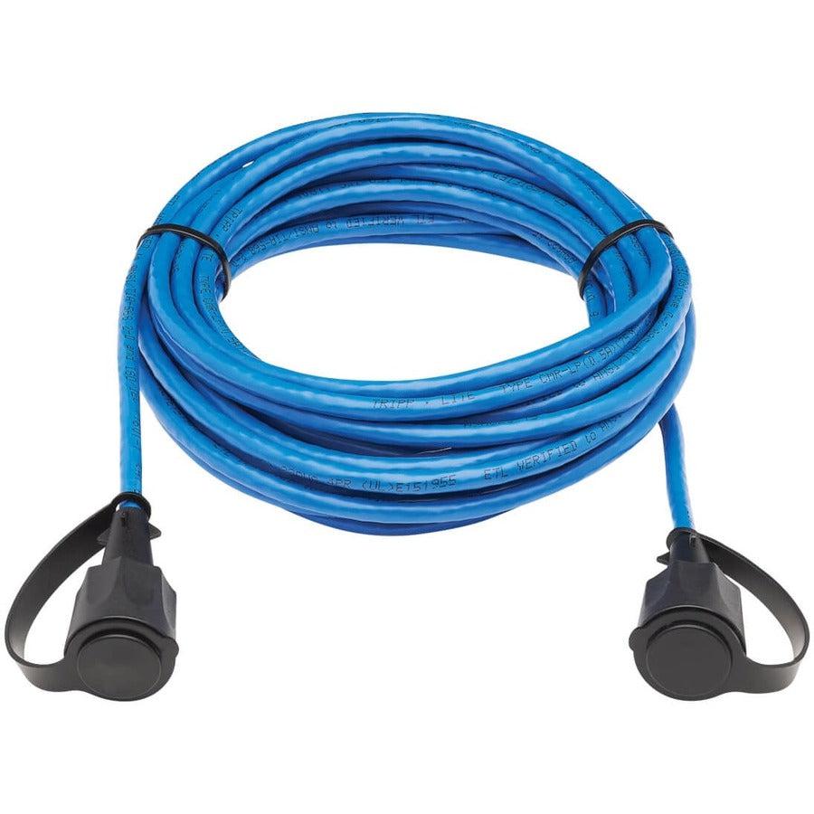 Tripp Lite N200P-023Bl-Ind Industrial Cat6 Utp Ethernet Cable (Rj45 M/M), 100W Poe, Cmr-Lp, Ip68, Blue, 23 Ft. (7.01 M)