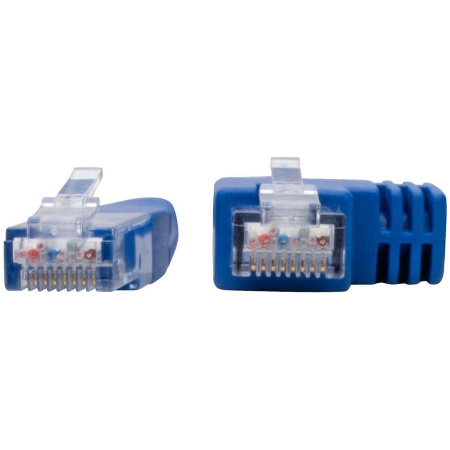 Tripp Lite N204-001-Bl-Ra Right-Angle Cat6 Gigabit Molded Utp Ethernet Cable (Rj45 Right-Angle M To Rj45 M), Blue, 1 Ft. (0.31 M)