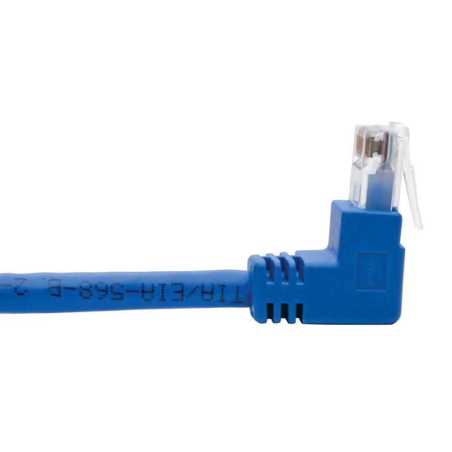 Tripp Lite N204-001-Bl-Ud Up/Down-Angle Cat6 Gigabit Molded Utp Ethernet Cable (Rj45 Up-Angle M To Rj45 Down-Angle M), Blue, 1 Ft. (0.31 M)