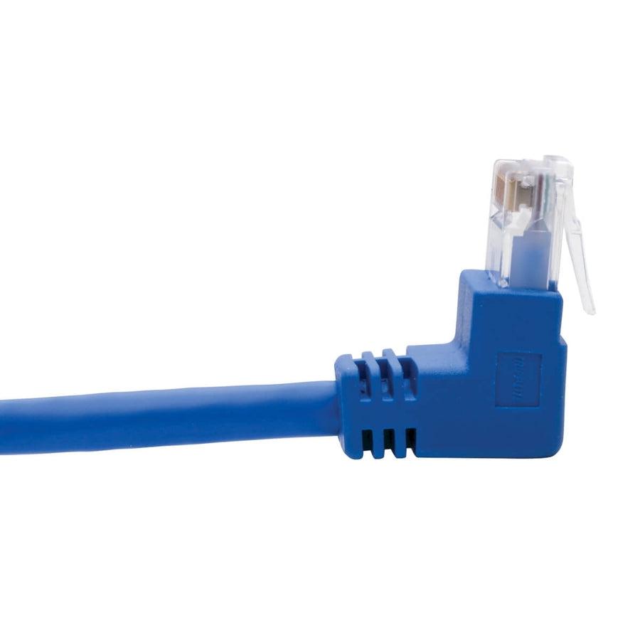 Tripp Lite N204-004-Bl-Ud Up/Down-Angle Cat6 Gigabit Molded Utp Ethernet Cable (Rj45 Up-Angle M To Rj45 Down-Angle M), Blue, 4 Ft. (1.22 M)