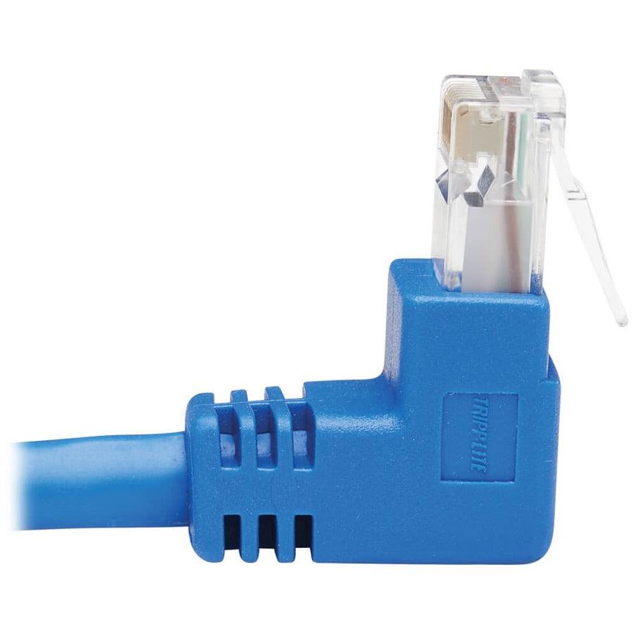 Tripp Lite N204-020-Bl-Up Up-Angle Cat6 Gigabit Molded Utp Ethernet Cable (Rj45 Right-Angle Up M To Rj45 M), Blue, 20 Ft. (6.09 M)