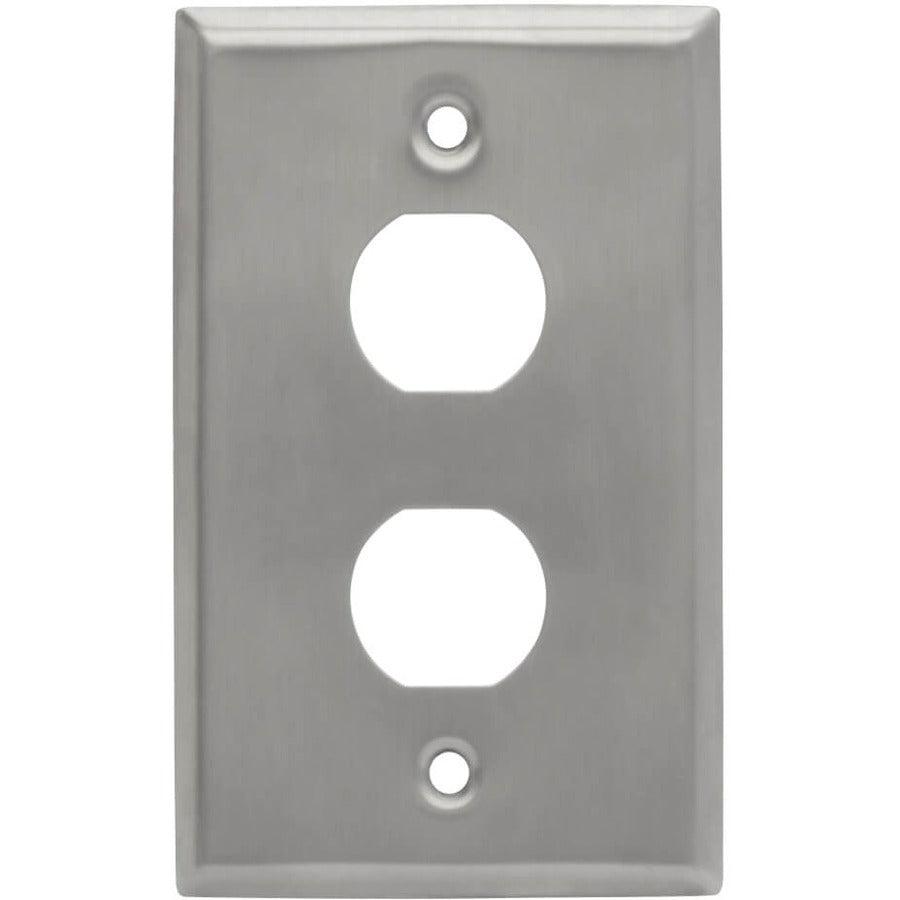 Tripp Lite N206-Fp02-Ind 2-Port Single Gang Faceplate, Stainless Steel, Industrial Grade, Ip44, Taa