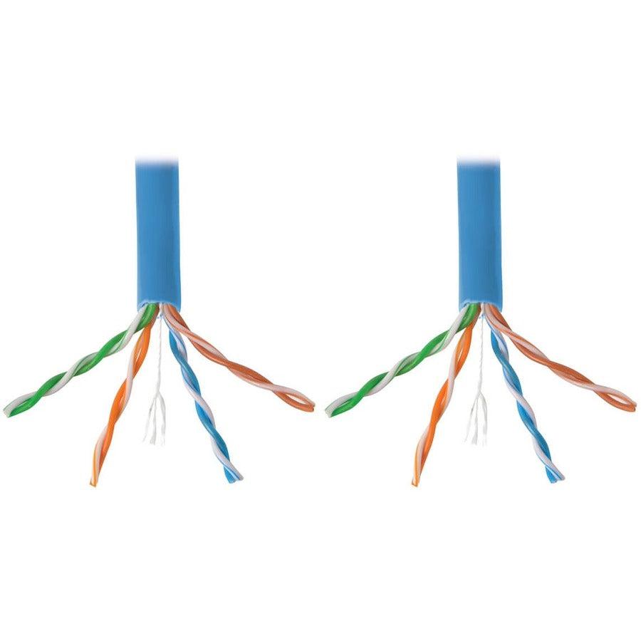 Tripp Lite N220-01K-Bl Cat6 Gigabit Bulk Utp Stranded 24 Awg Cmr Pvc Cable, Blue, 1000 Ft. (304.8 M) Taa
