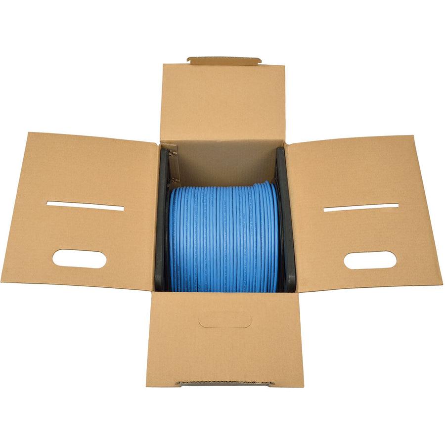 Tripp Lite N224-01K-Bl Cat6 Gigabit Solid Core Plenum-Rated Utp Cmp Pvc Bulk Ethernet Cable, Blue, 1000 Ft. (304.8 M)